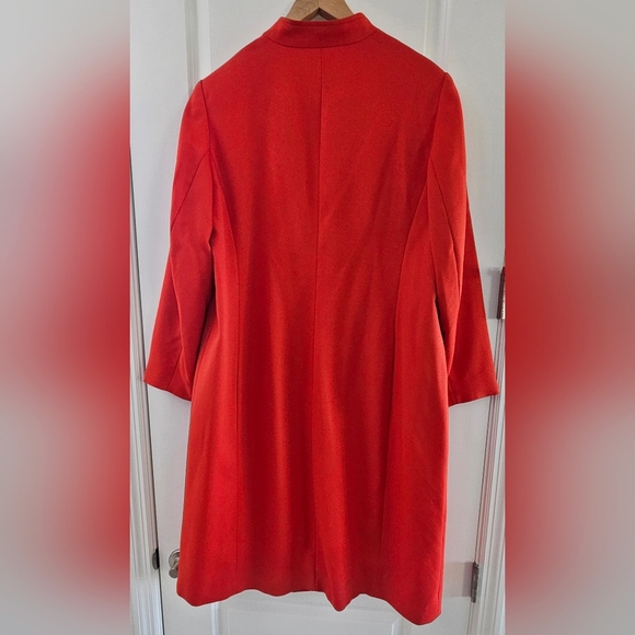 John Meyer collection women red coat jacket size 16W - Picture 5 of 13